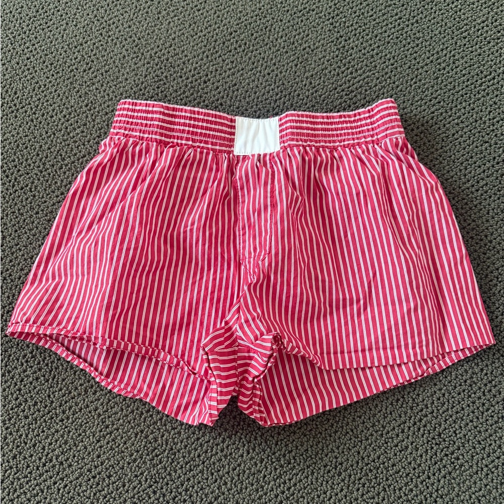 Stripped boxer shorts